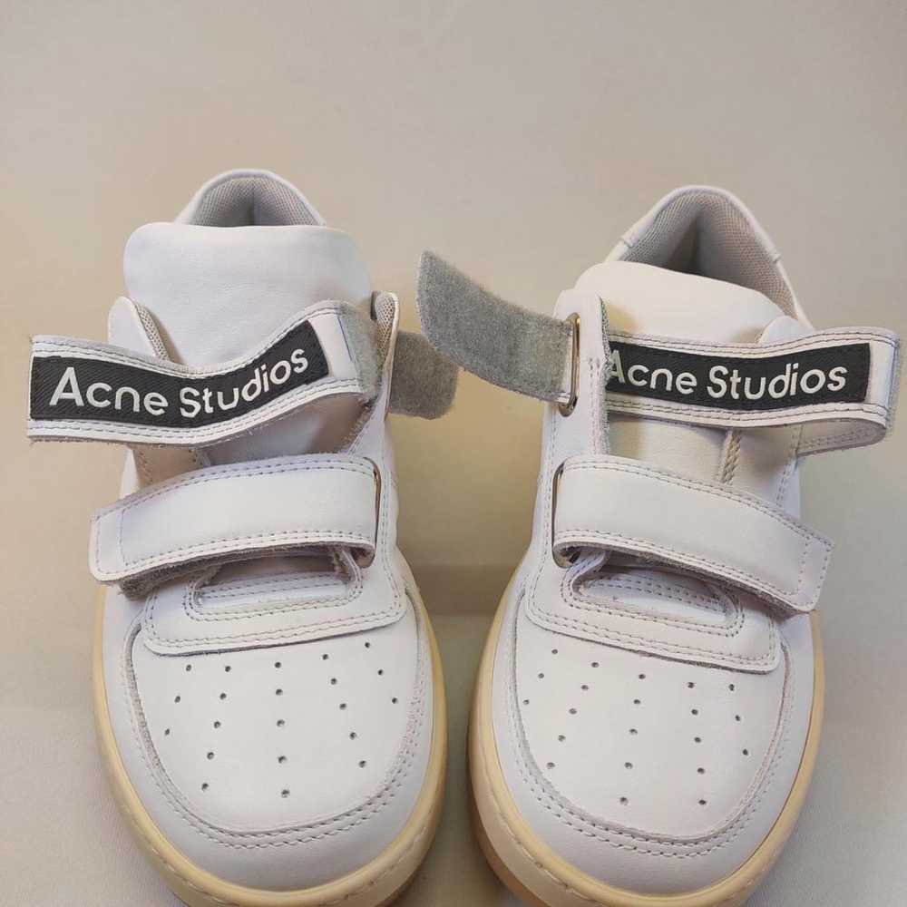 Acne Studios Steffey leather trainers - image 5