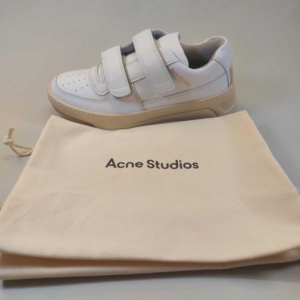 Acne Studios Steffey leather trainers - image 6