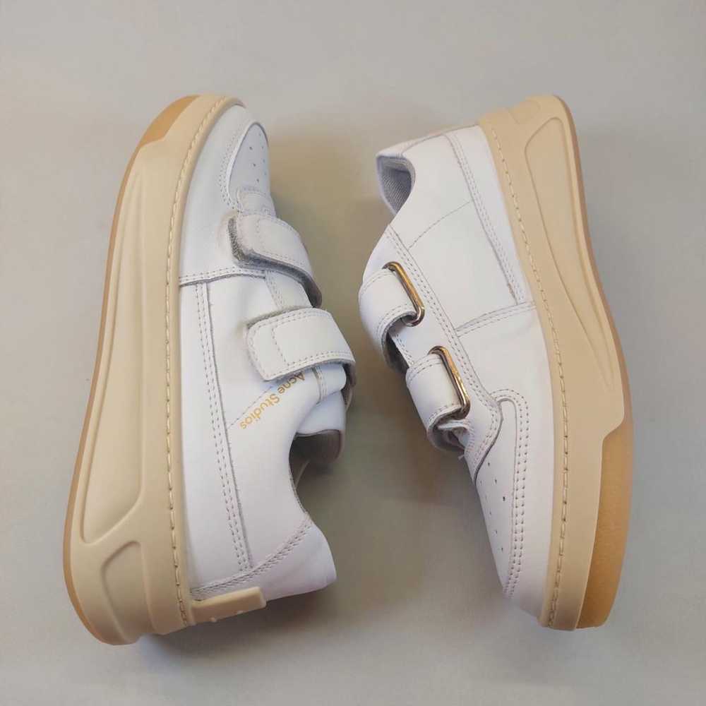 Acne Studios Steffey leather trainers - image 8