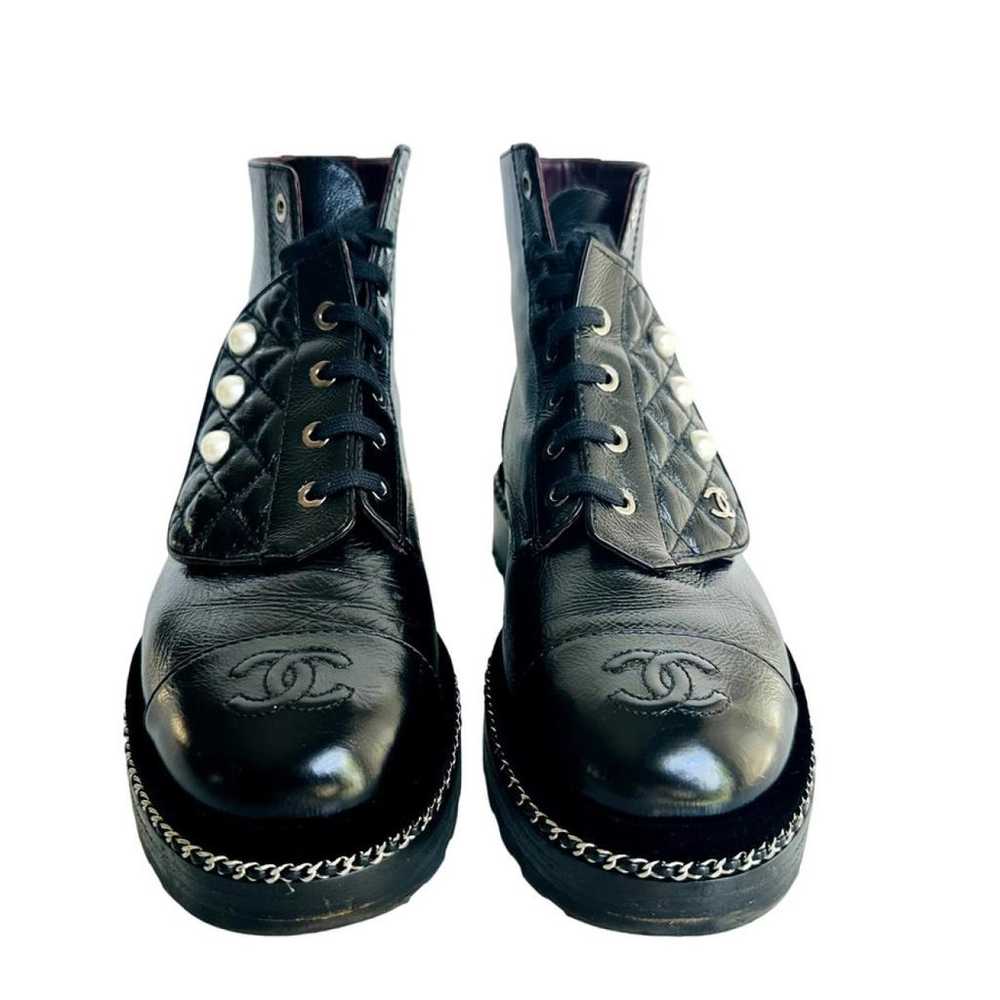 Chanel Leather boots - image 3