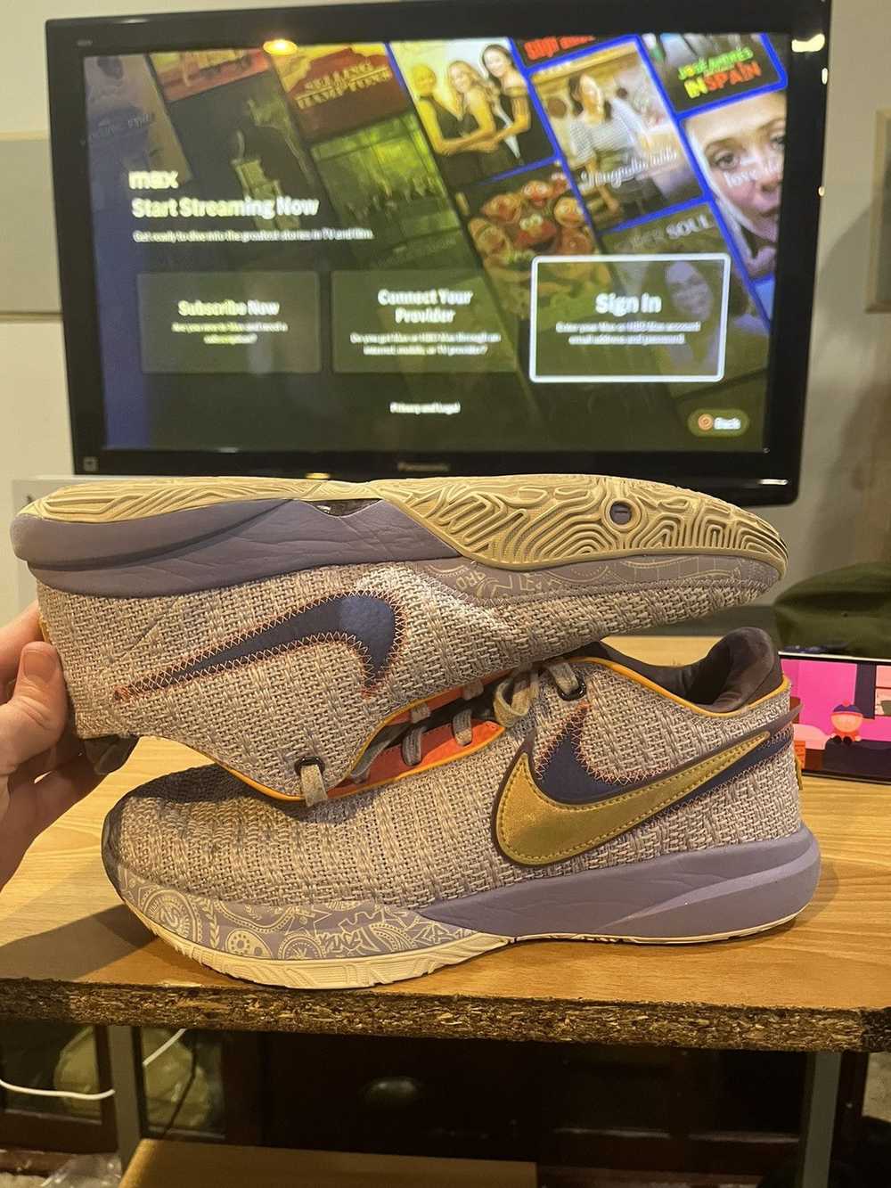 Nike Purple & Gold Lebron 20’s - image 3
