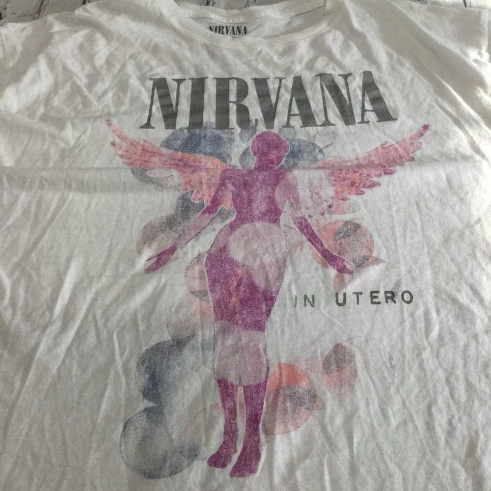 Nirvana in Utero Retro Graphic Adult T-Shirt Size… - image 6