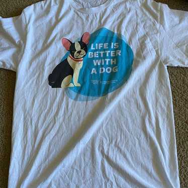 Life is better with a dog graphic t shirt - image 1
