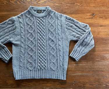 Vintage Vintage 80’s Thane Gray Cable Knit Sweater - image 1