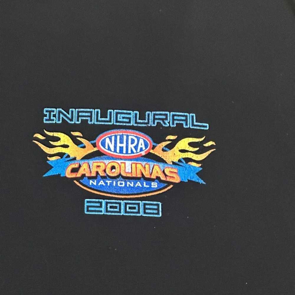 NHRA Shirt Men's Large Black Tee Inaugural Race C… - image 4