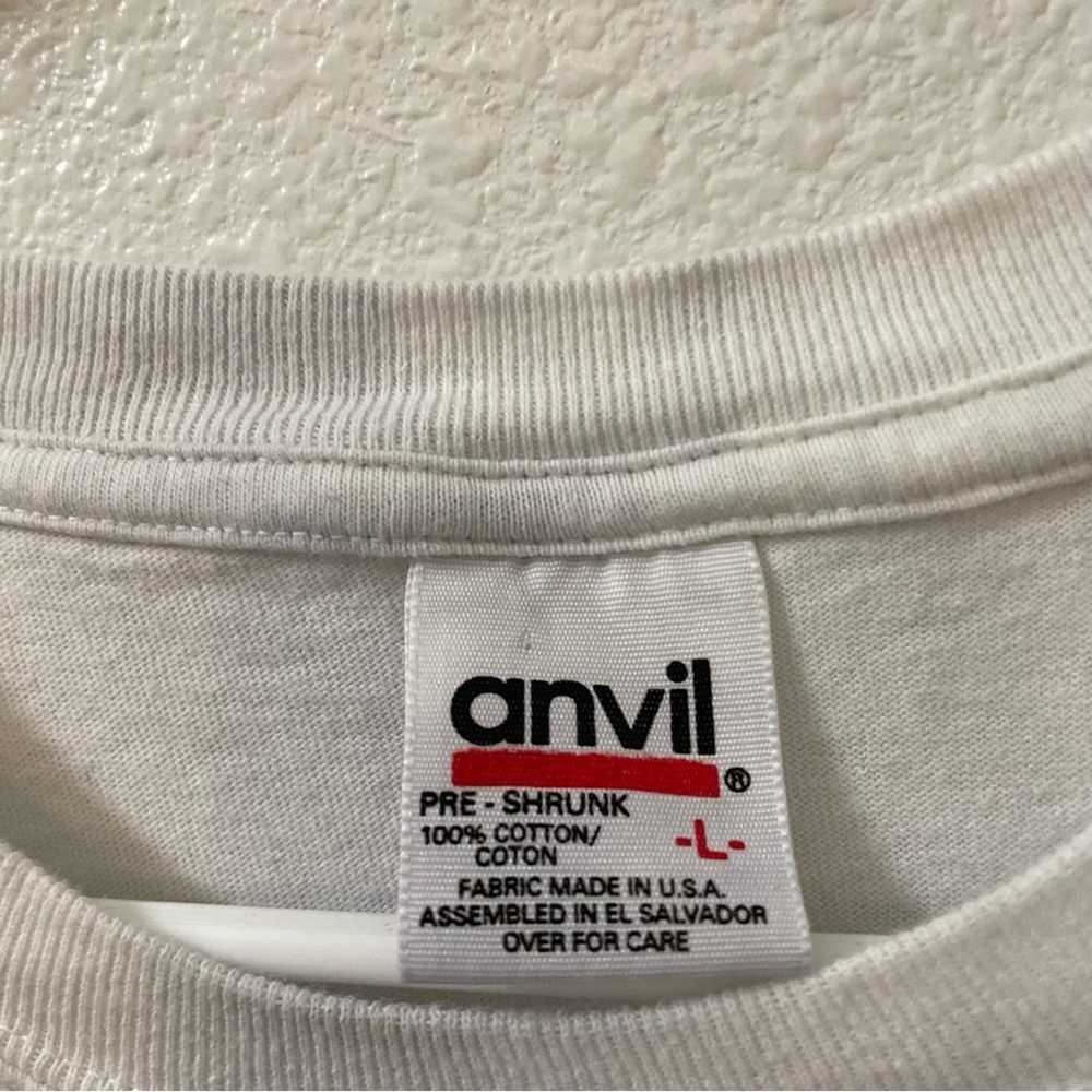 Anvil lighthouse shirt vtg white large - image 7