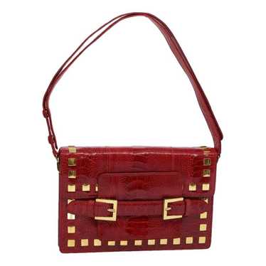 Fendi Ff leather handbag
