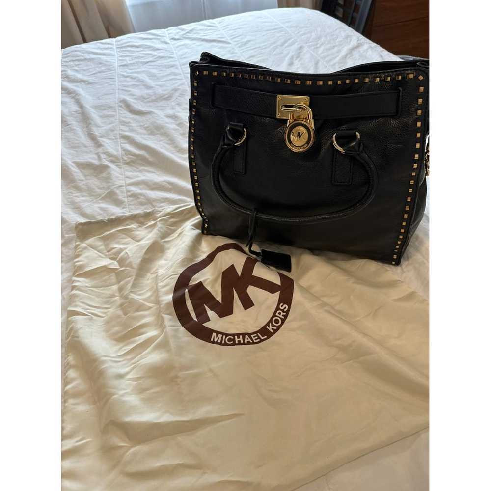 Michael Kors Hamilton leather handbag - image 9