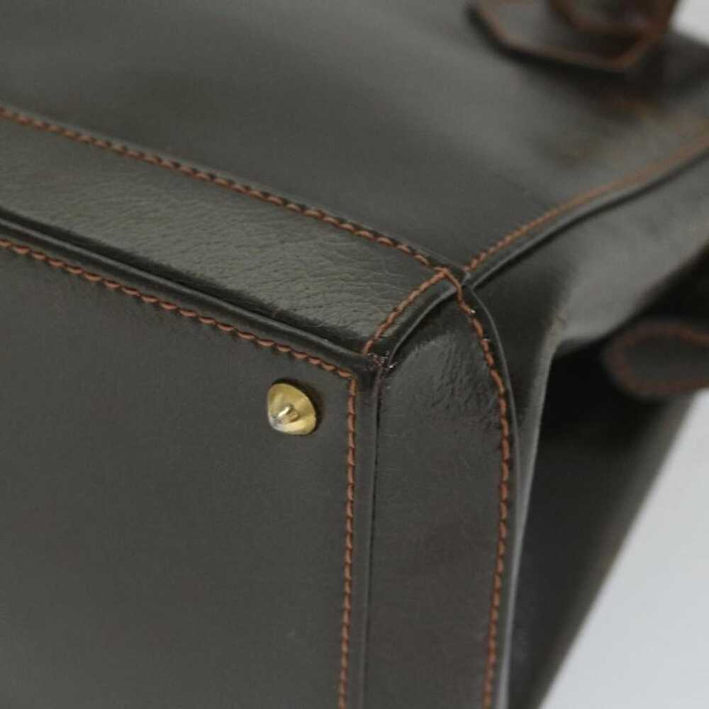 Fendi Ff leather handbag - image 7