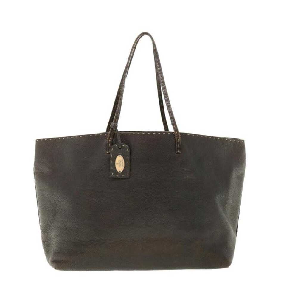 Fendi Roll Bag leather handbag - image 5