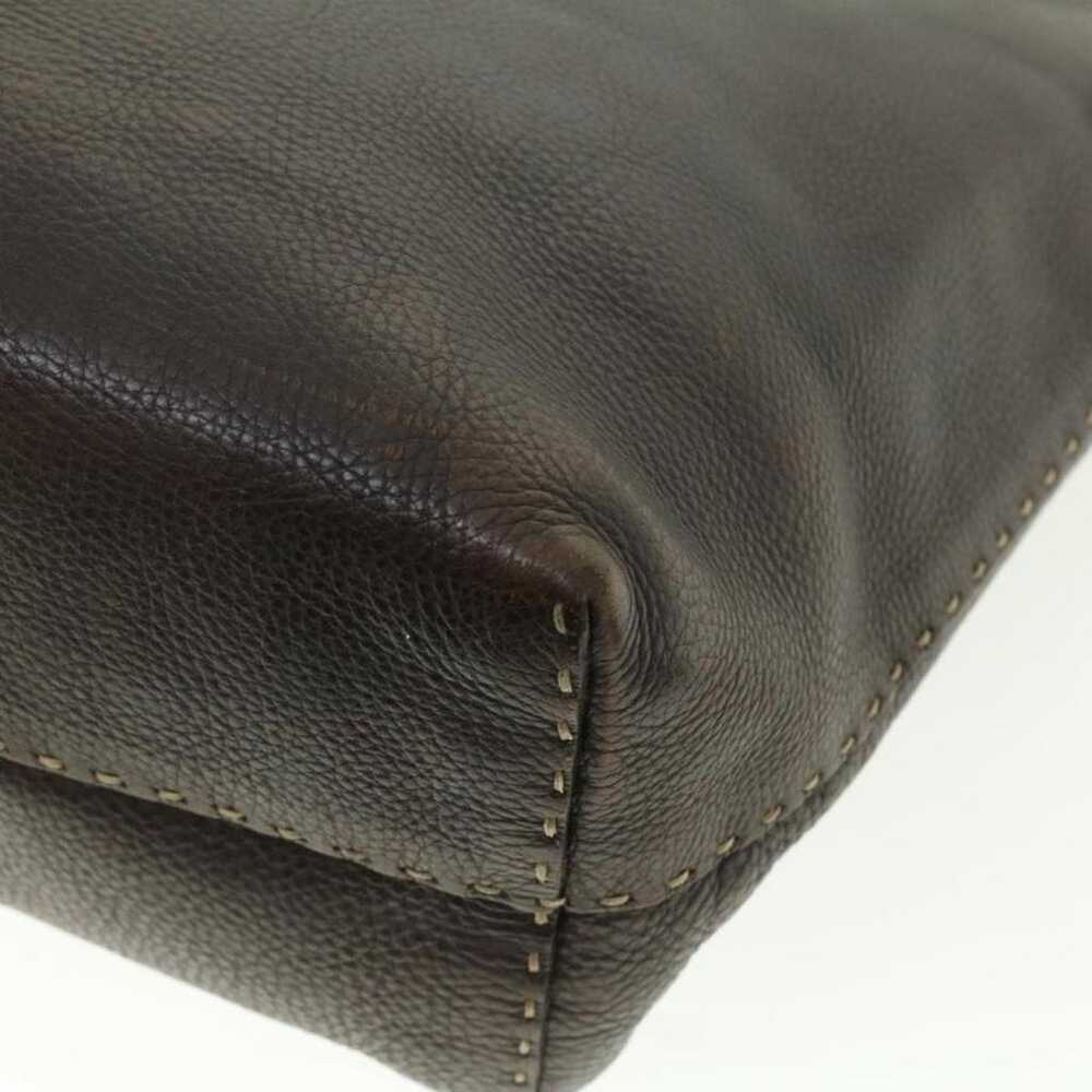 Fendi Roll Bag leather handbag - image 7