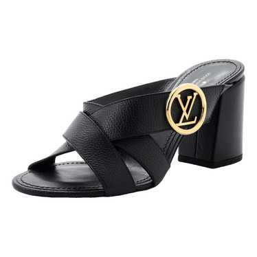 Louis Vuitton Leather mules