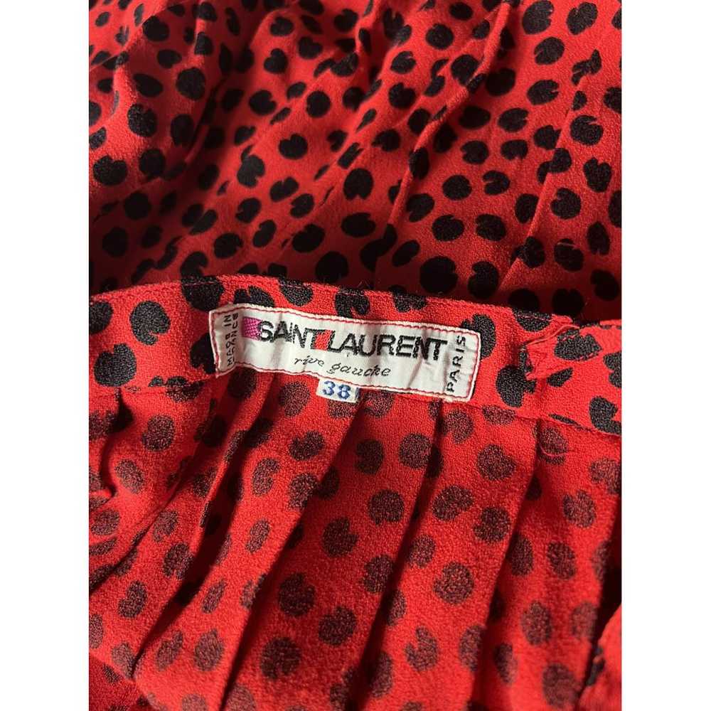Yves Saint Laurent Wool mini skirt - image 3