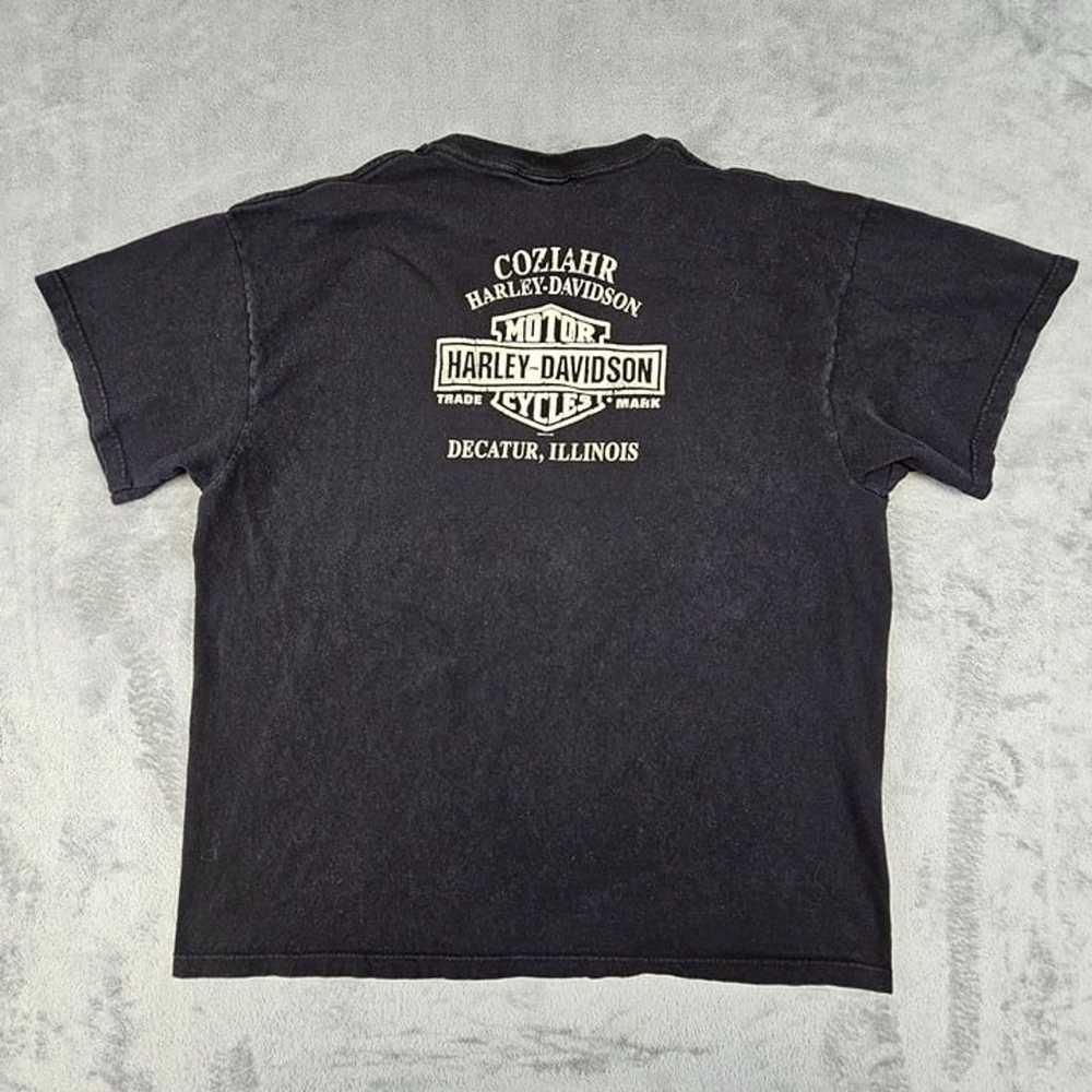 Harley Davidson T-Shirt Men's XL Pinup Girl Salut… - image 2