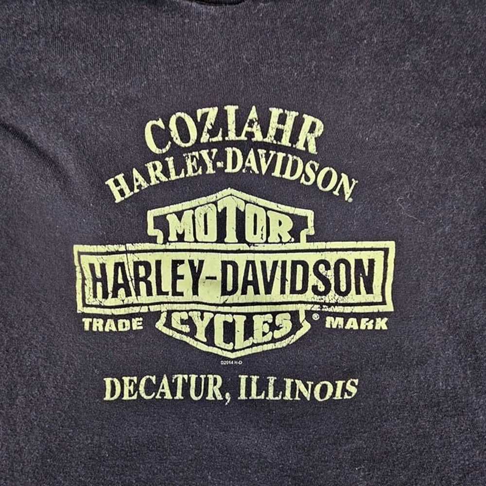 Harley Davidson T-Shirt Men's XL Pinup Girl Salut… - image 6