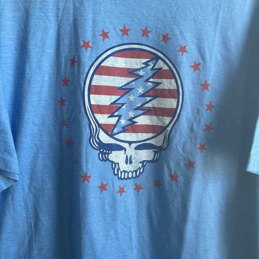 Grateful Dead Patriotic Steal Your Face T-Shirt M… - image 2