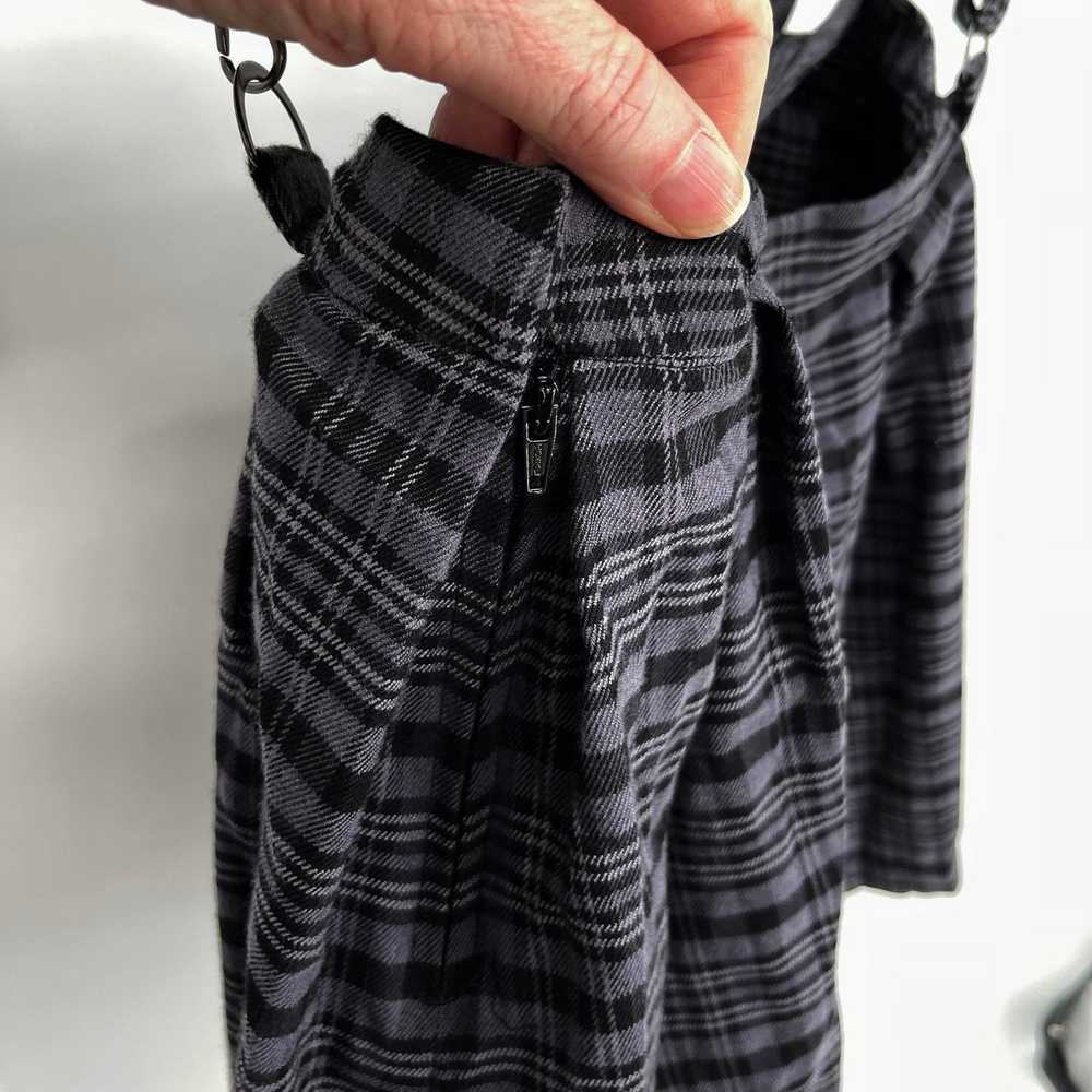 Other Hot Topic Mini Plaid Goth Suspender Skirt P… - image 5