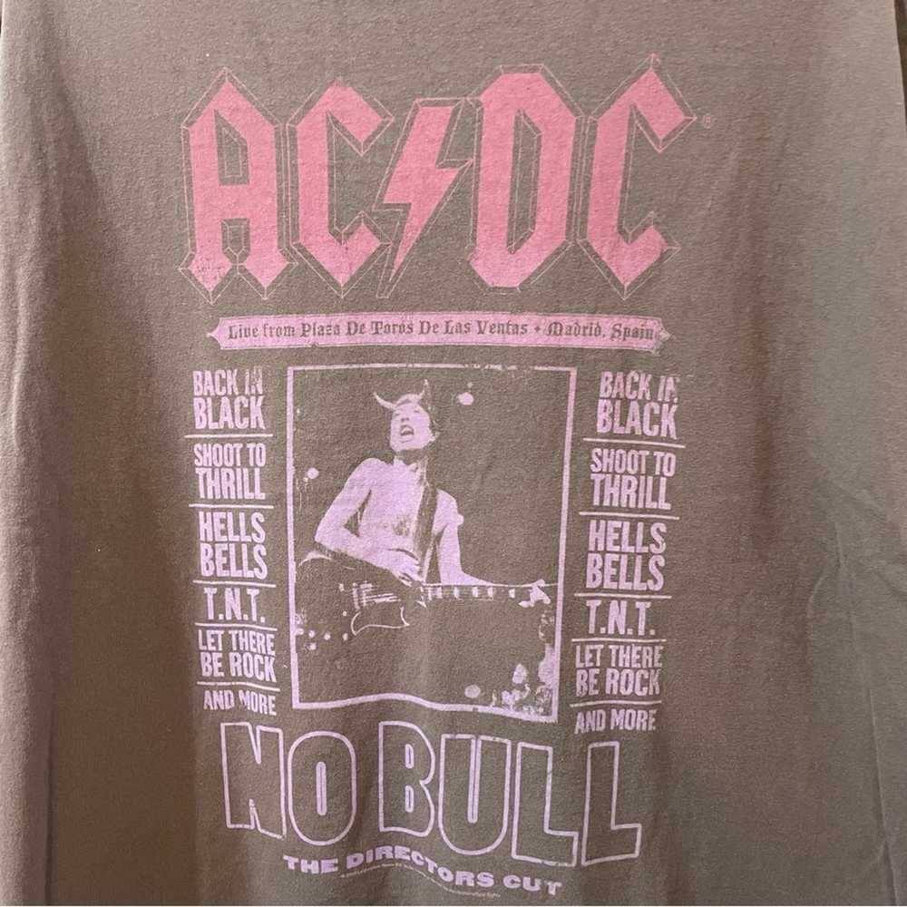 Vinyl icons AC/DC no bull shirt gray large - image 2