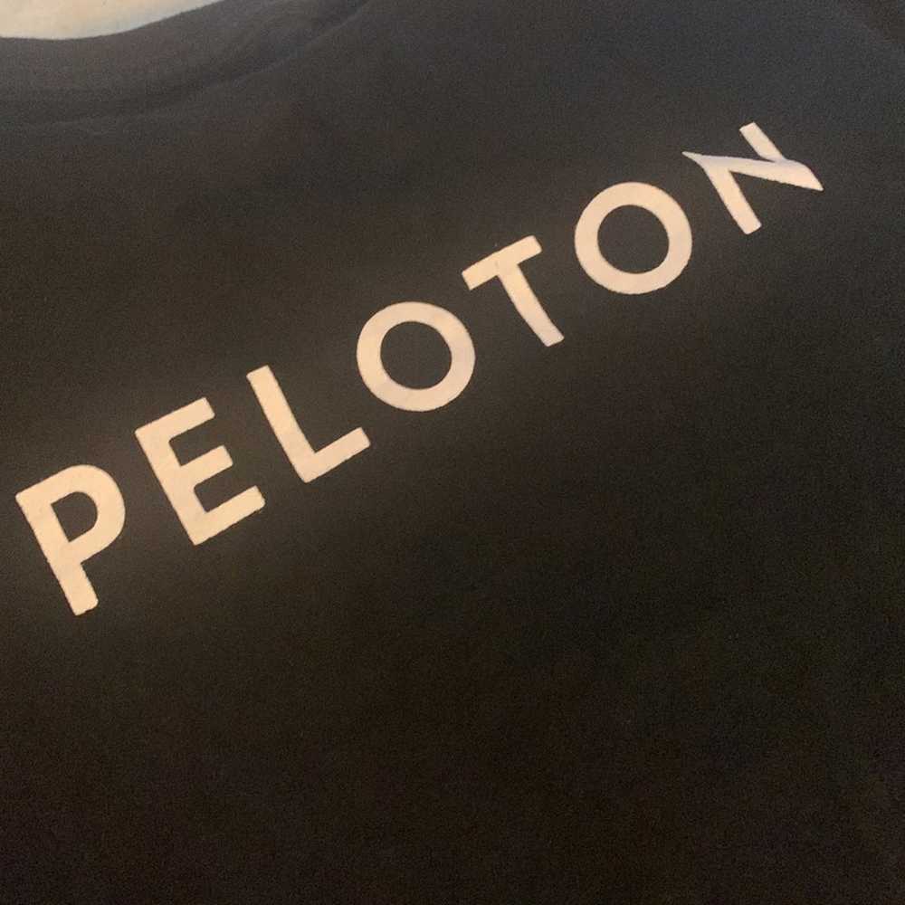 Peloton men’s xl shirt black extra large unisex f… - image 4