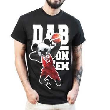 Dab 23 Panda Men's T Shirt Rap On Em Tee Bear Bask