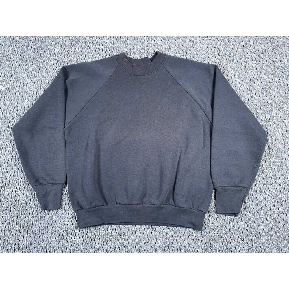 Fruit Of The Loom VTG 90s Faded Blank Sweatshirt … - image 1