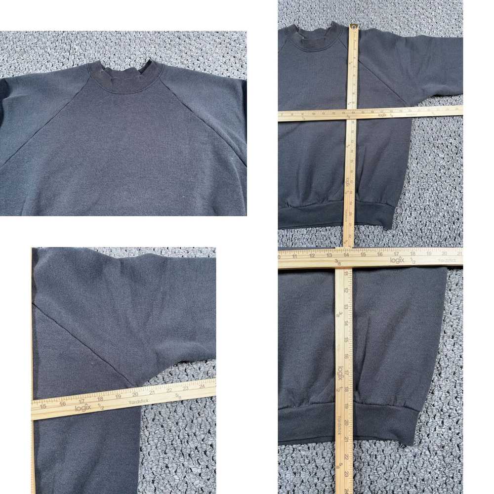 Fruit Of The Loom VTG 90s Faded Blank Sweatshirt … - image 4