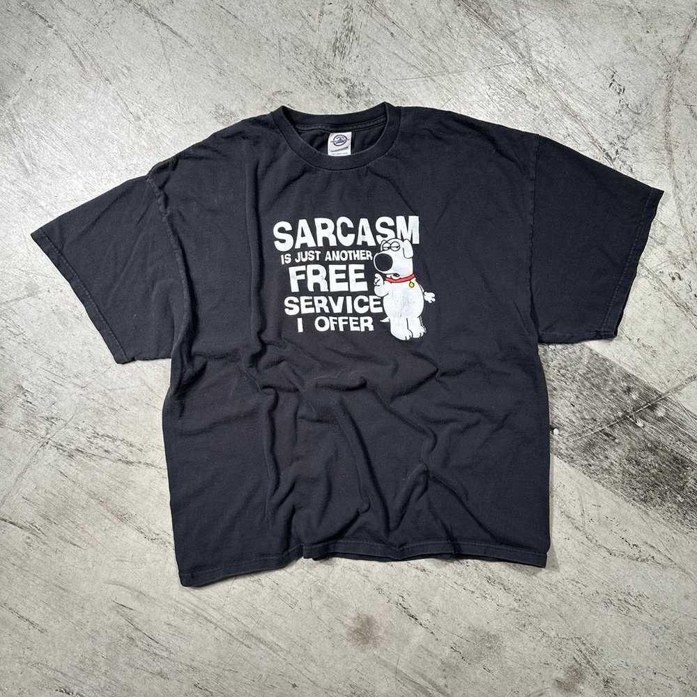 2006 Family Guy Brian sarcasm t-shirt - image 1