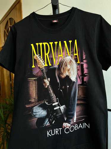 Band Tees × Nirvana × Vintage Vintage Kurt Cobain… - image 1