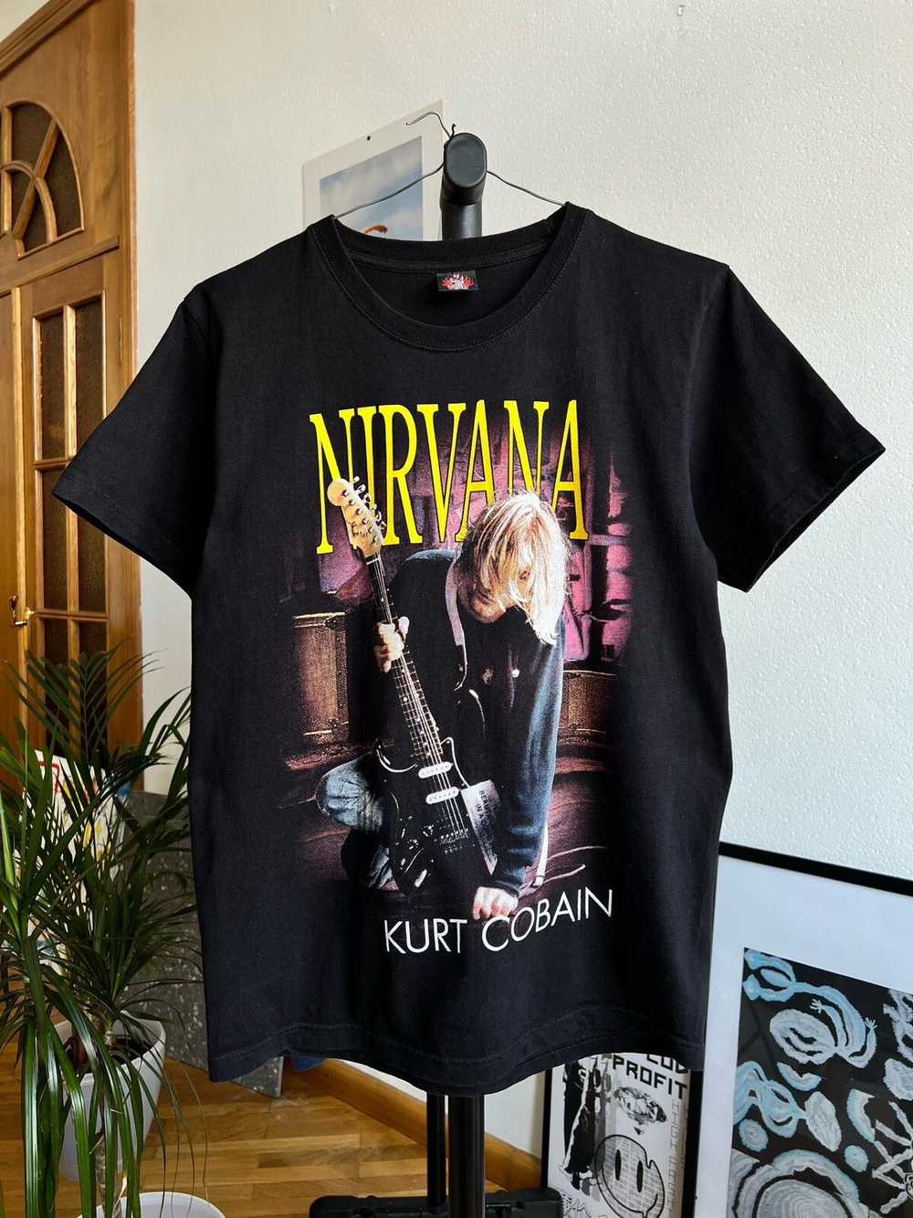 Band Tees × Nirvana × Vintage Vintage Kurt Cobain… - image 2