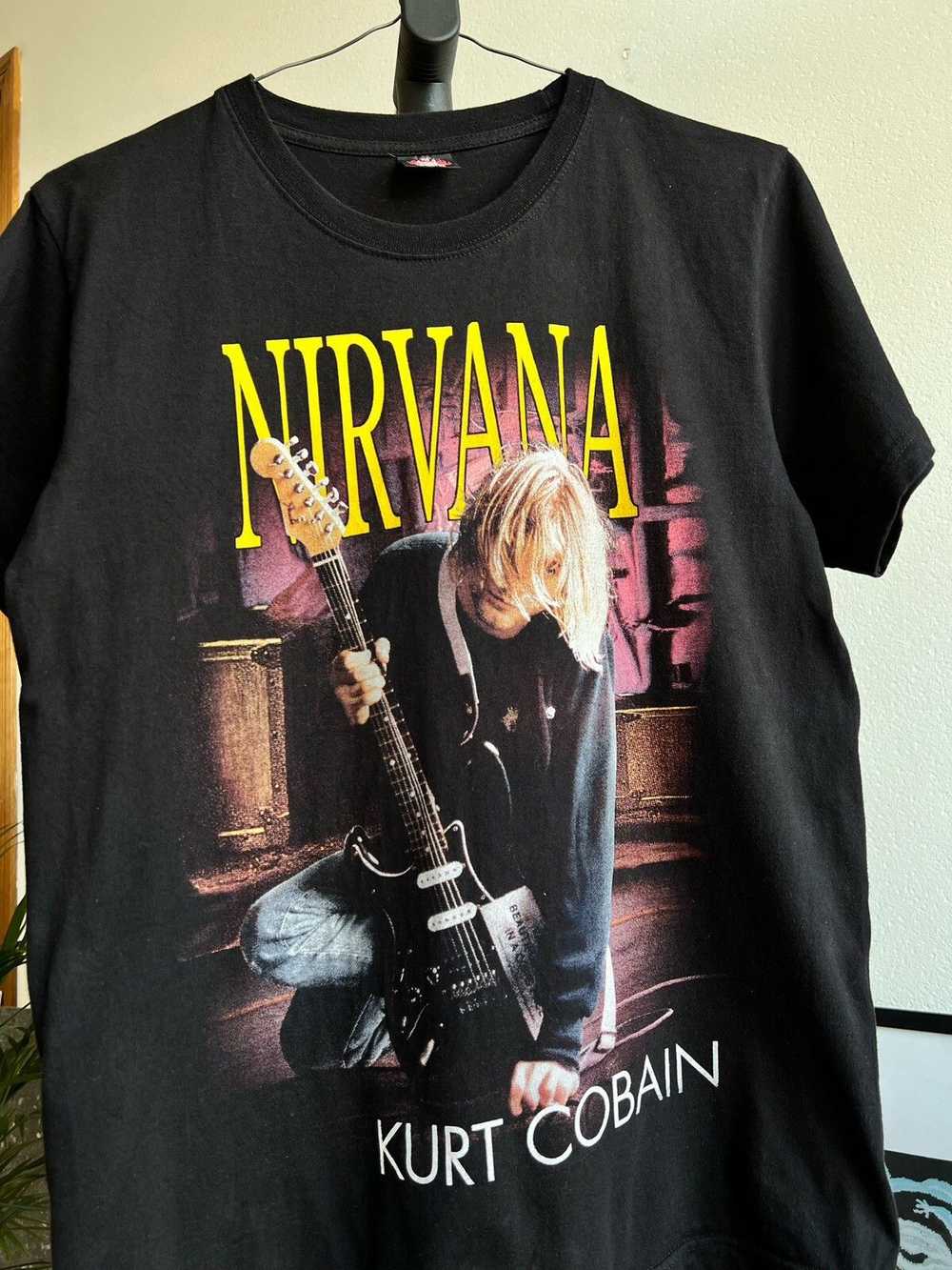 Band Tees × Nirvana × Vintage Vintage Kurt Cobain… - image 4