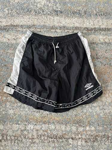 Umbro × Vintage VTG Umbro Style Soccer Shorts Blac