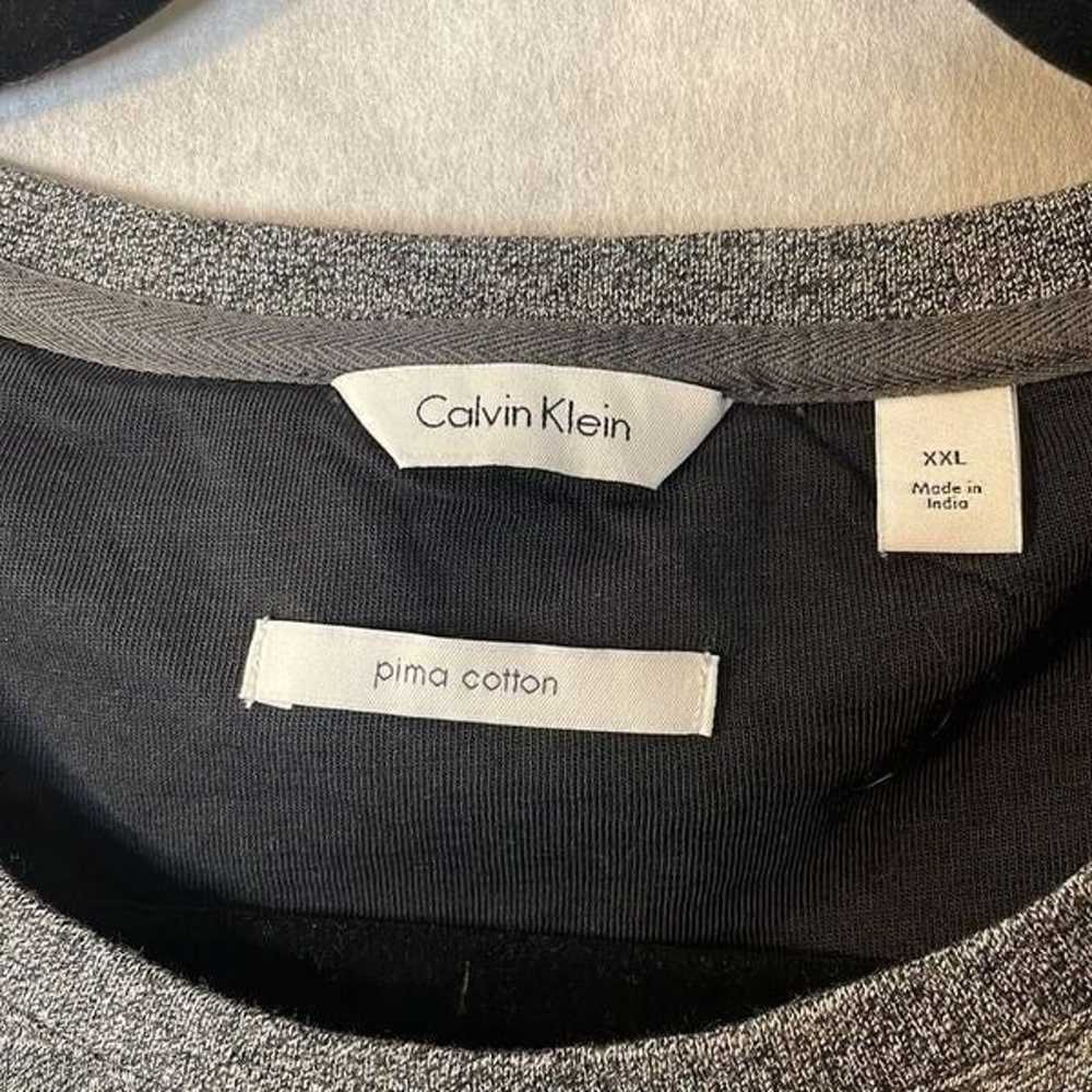 Mens Calvin Klein Pima cotton t-shirt - image 3