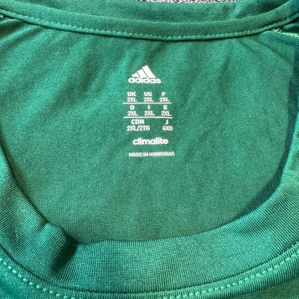 Adidas Men’s U of Miami drifit tshirt XXL - image 4