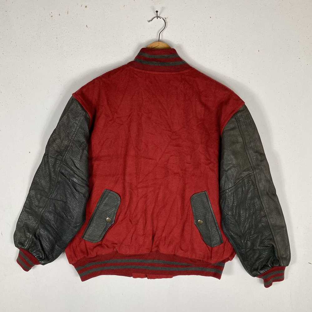 Leather Jacket × Varsity Jacket × Vintage 1983 BI… - image 10