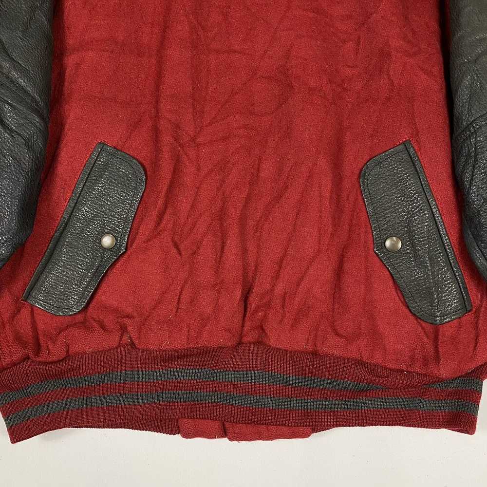 Leather Jacket × Varsity Jacket × Vintage 1983 BI… - image 11