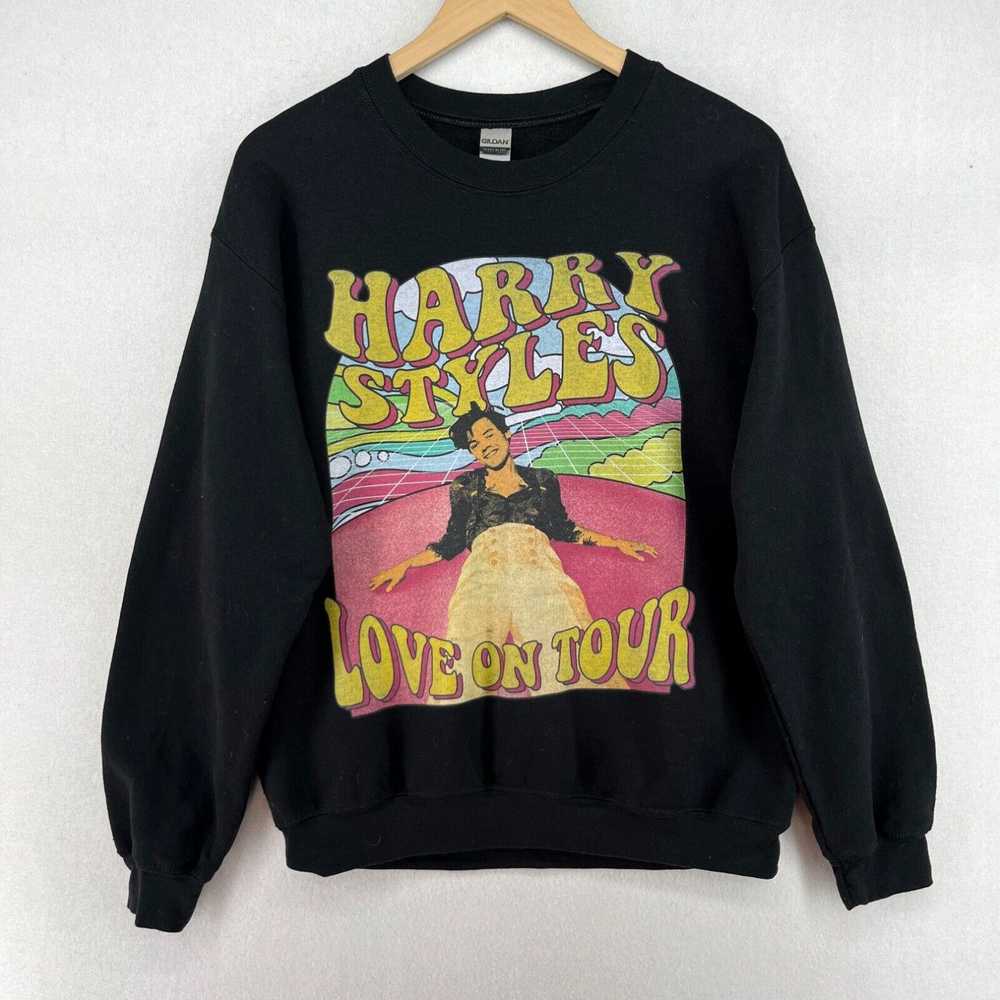 Gildan HARRY STYLES Sweatshirt Adult M LOVE ON TO… - image 1