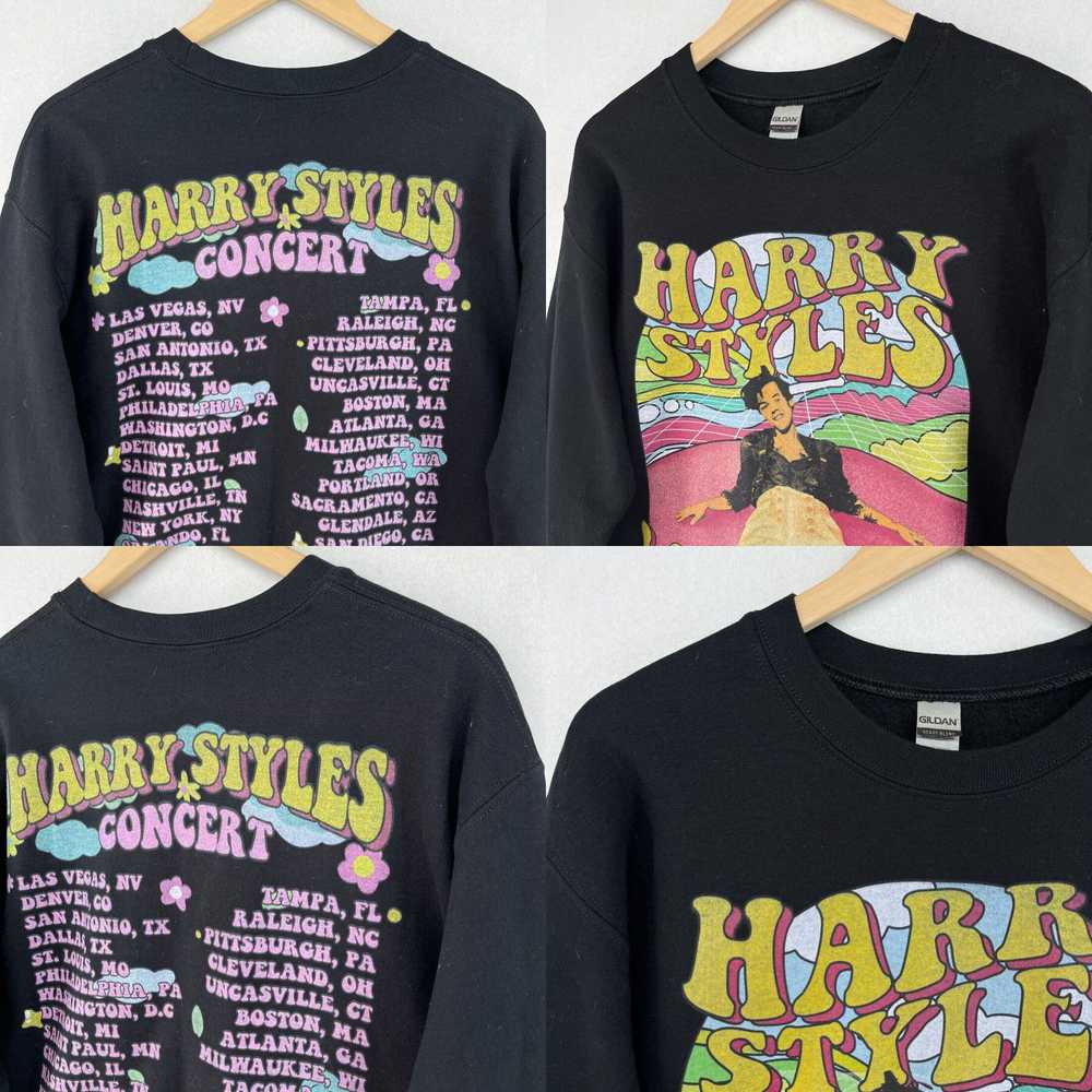 Gildan HARRY STYLES Sweatshirt Adult M LOVE ON TO… - image 4