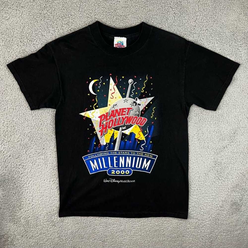 Vintage Planet Hollywood Millennium 2000 T-Shirt … - image 1