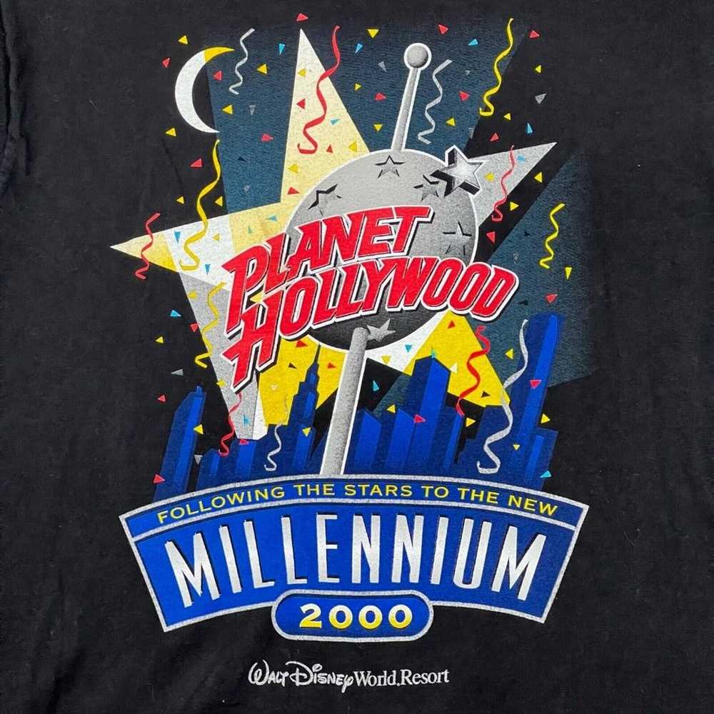 Vintage Planet Hollywood Millennium 2000 T-Shirt … - image 4