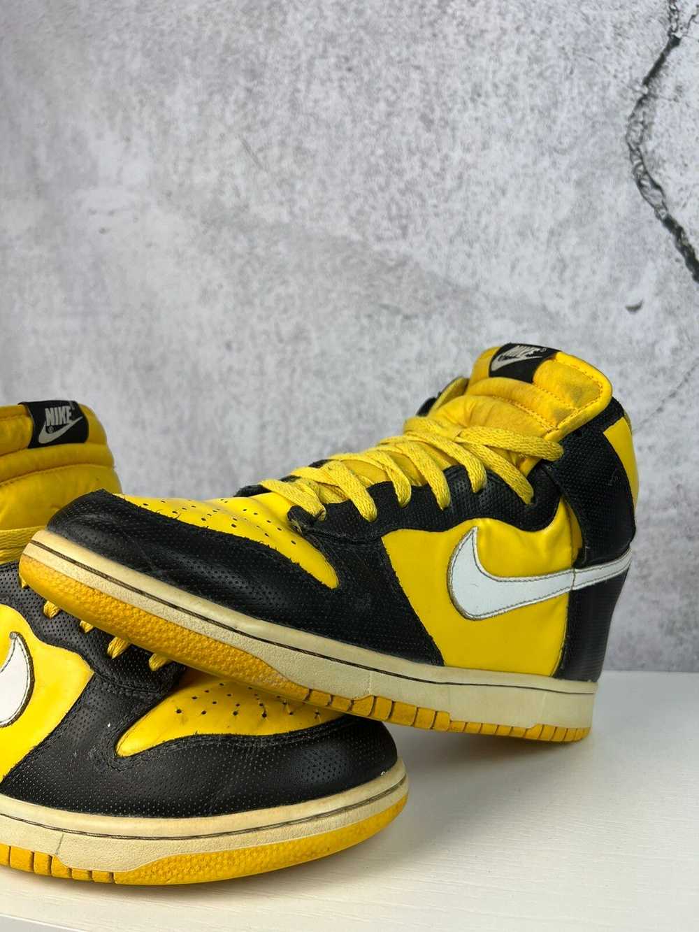 Nike Nike Dunk High Varsity Yellow White Black Wu… - image 11