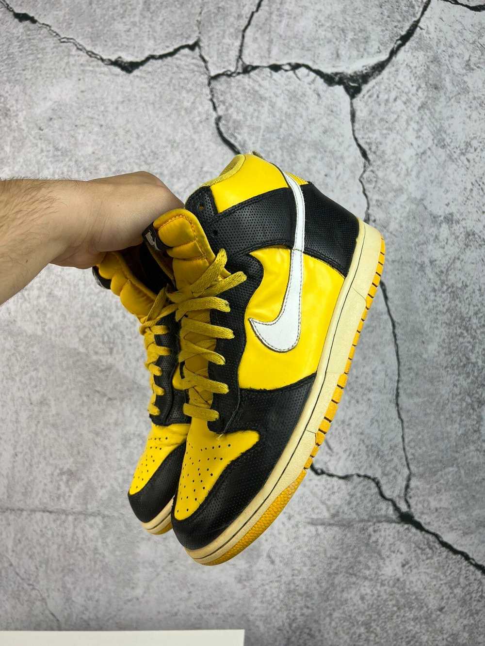 Nike Nike Dunk High Varsity Yellow White Black Wu… - image 2