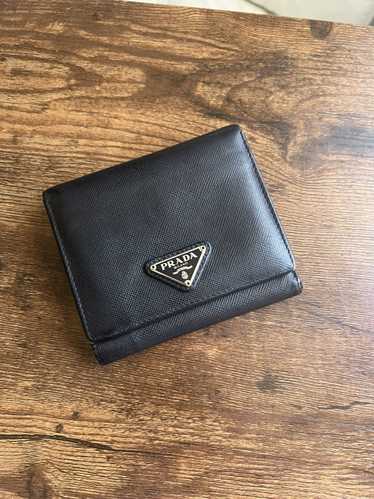 Prada PRADA Leather Tri-Fold Wallet - image 1