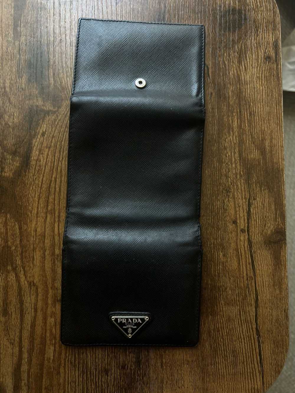 Prada PRADA Leather Tri-Fold Wallet - image 6