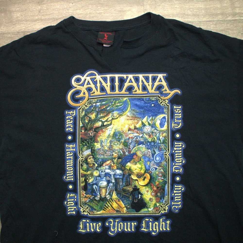 Santana Live Your Light 2008 World Tour Unisex Ba… - image 1