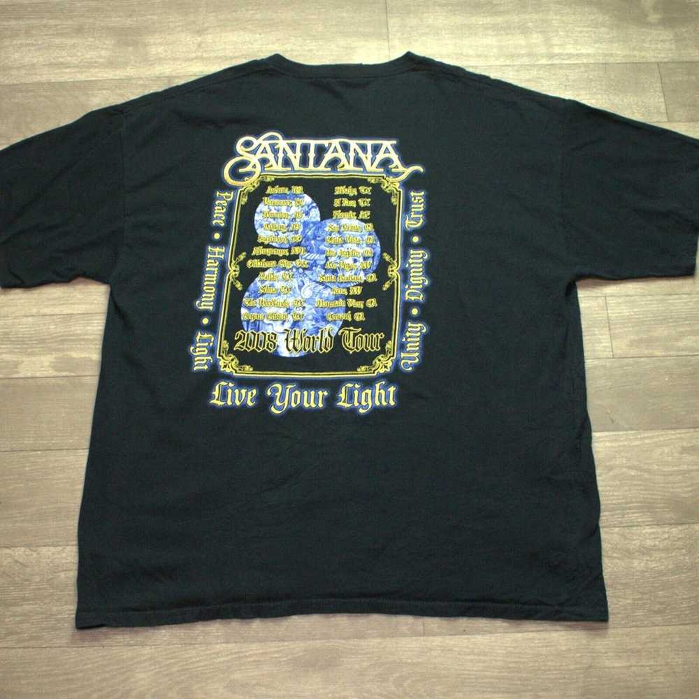 Santana Live Your Light 2008 World Tour Unisex Ba… - image 3