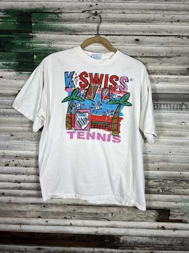 K Swiss × Vintage Vintage K Swiss Tennis Shirt - image 1