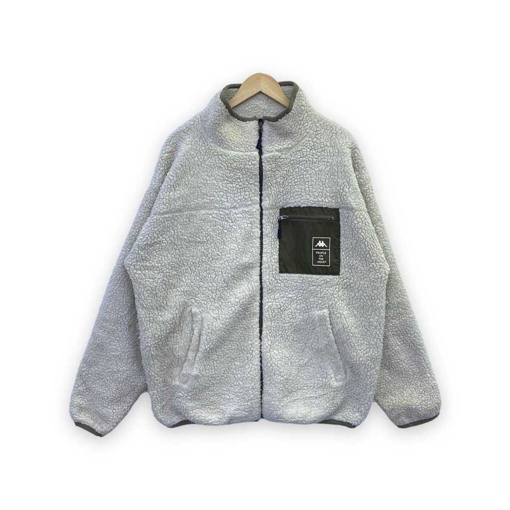 Japanese Brand × Kappa KAPPA DEEP PILE FLEECE ZIP… - image 1