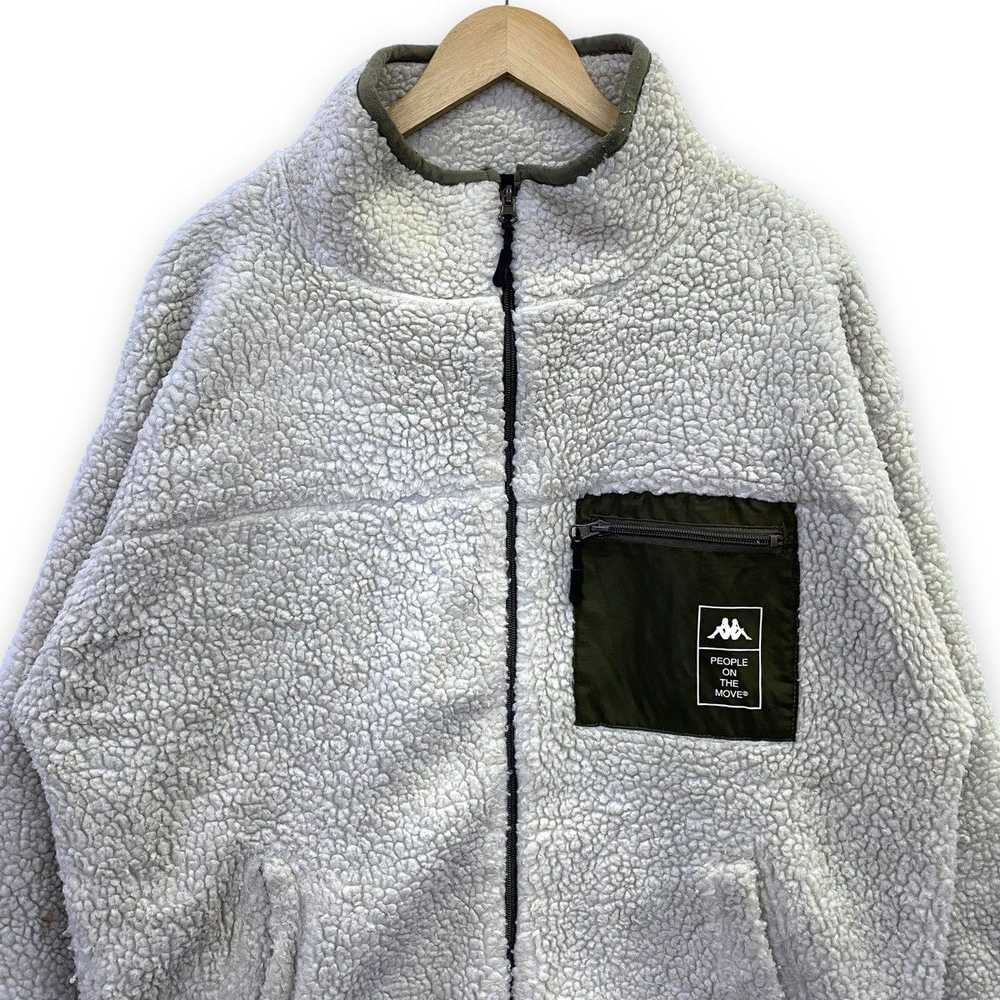 Japanese Brand × Kappa KAPPA DEEP PILE FLEECE ZIP… - image 3