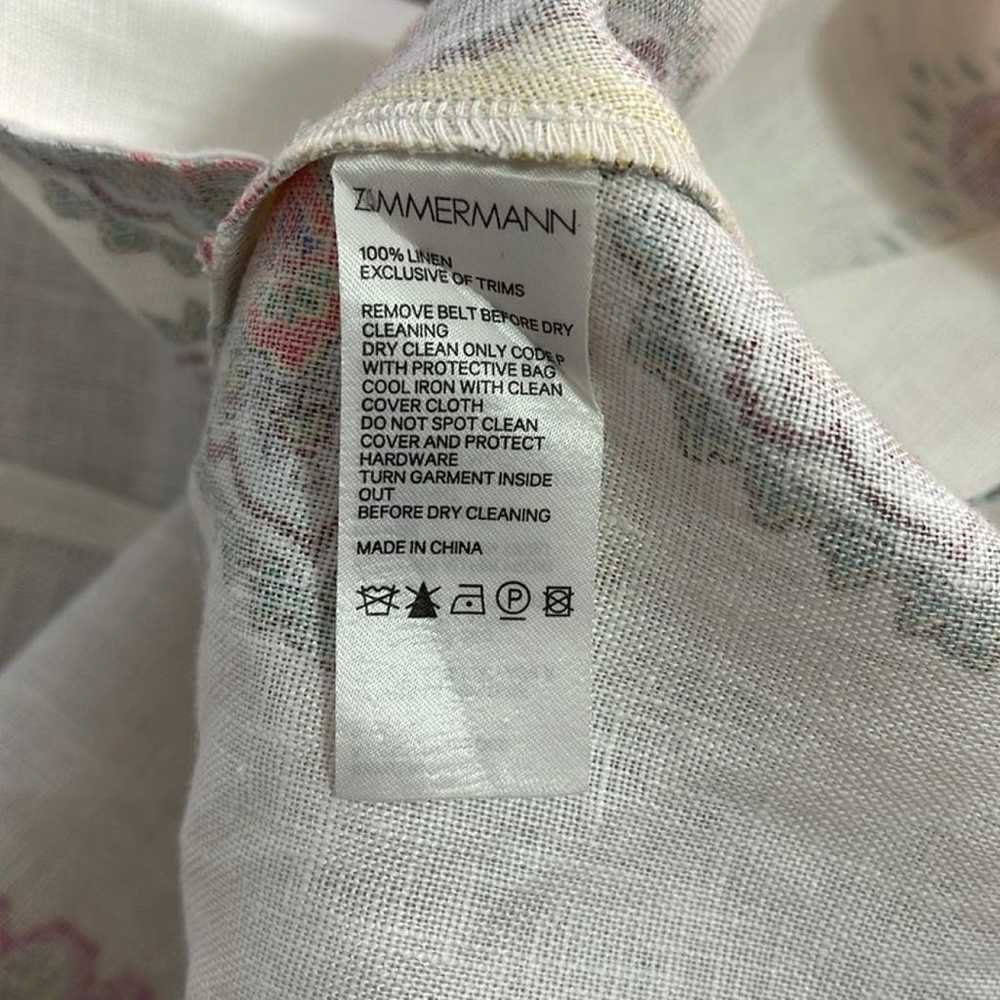 Zimmermann Linen mini dress - image 9