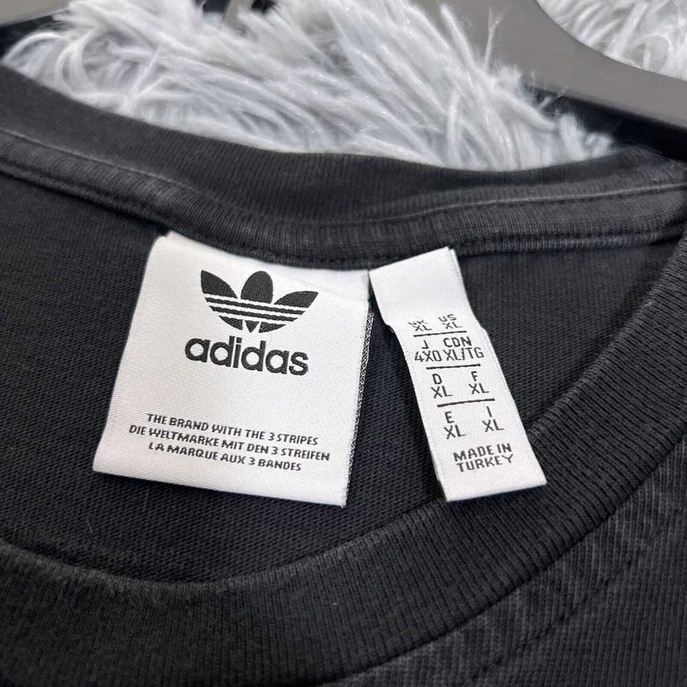 Adidas Adult Shirt Extra Large Black White Vintag… - image 4